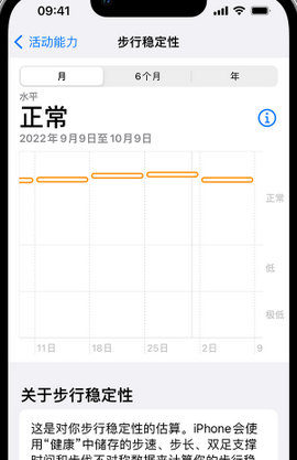 海城iPhone手机维修如何在iPhone开启'步行稳定性通知'