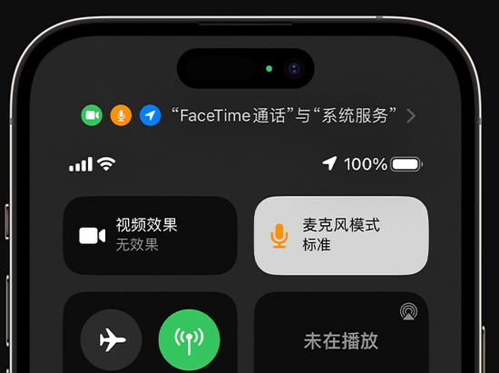 海城苹果授权维修网点分享iPhone在通话时让你的声音更清晰 