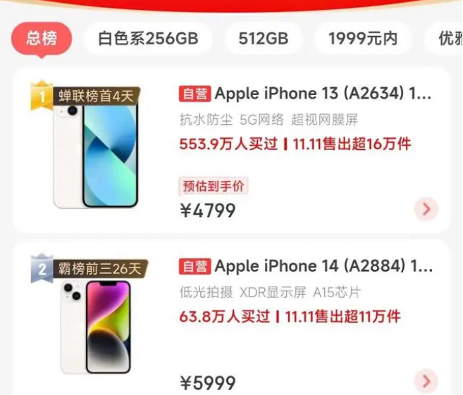 海城苹果14维修分享iPhone14配置不如同价位的安卓还能大卖 