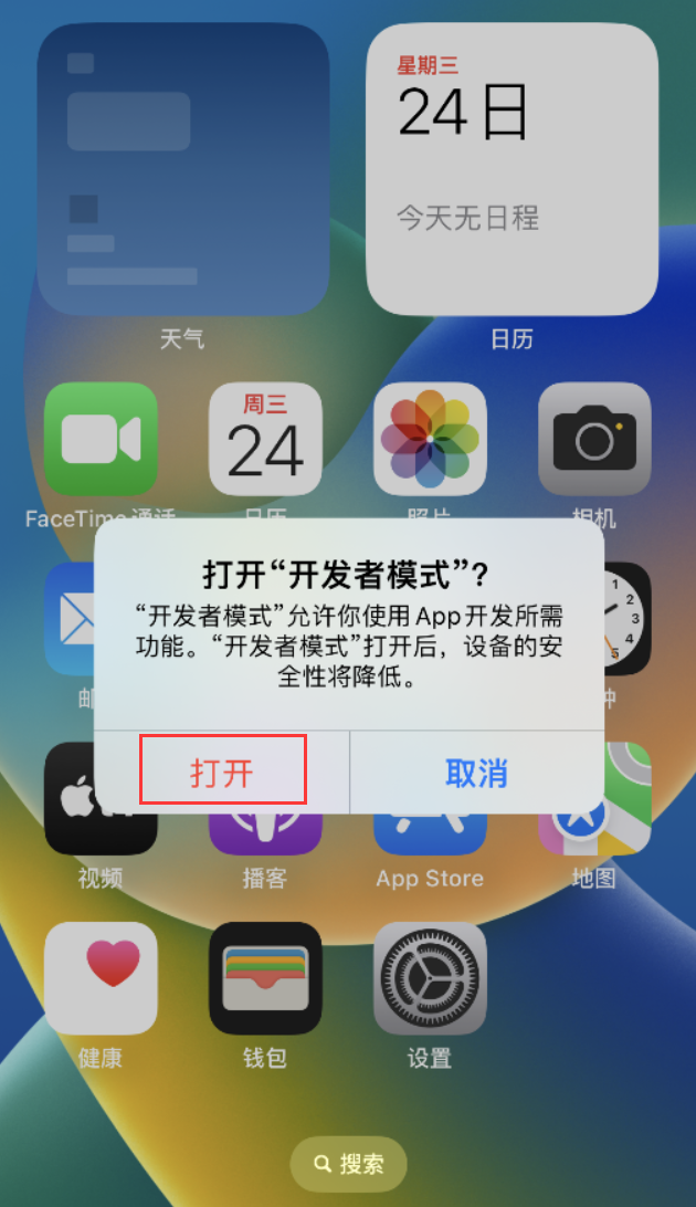 海城苹果手机维修分享如何打开开发者模式 