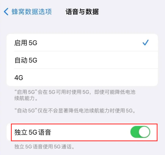 海城苹果14维修分享iPhone 14 Pro如何开启VoNR 