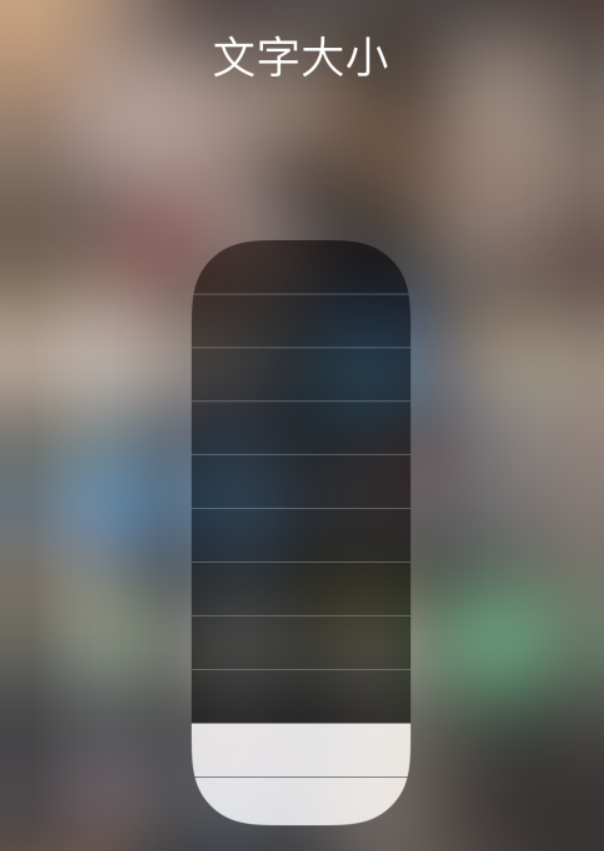 海城苹果手机维修分享小技巧：在 iPhone 控制中心快速调节字体大小 